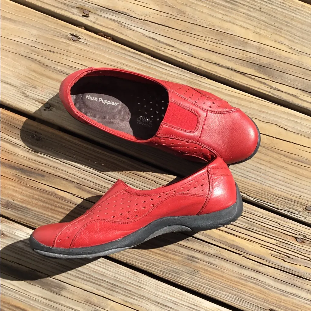 Nice red loafers for wide feet- SUPER COMFY! 🌺 - Image 2