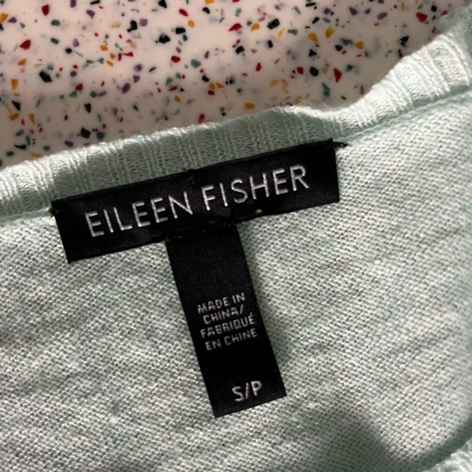 Eileen Fisher Lightweight Organic Cotton Silk Tencel Ballet Neck Sweater Size s - Image 3