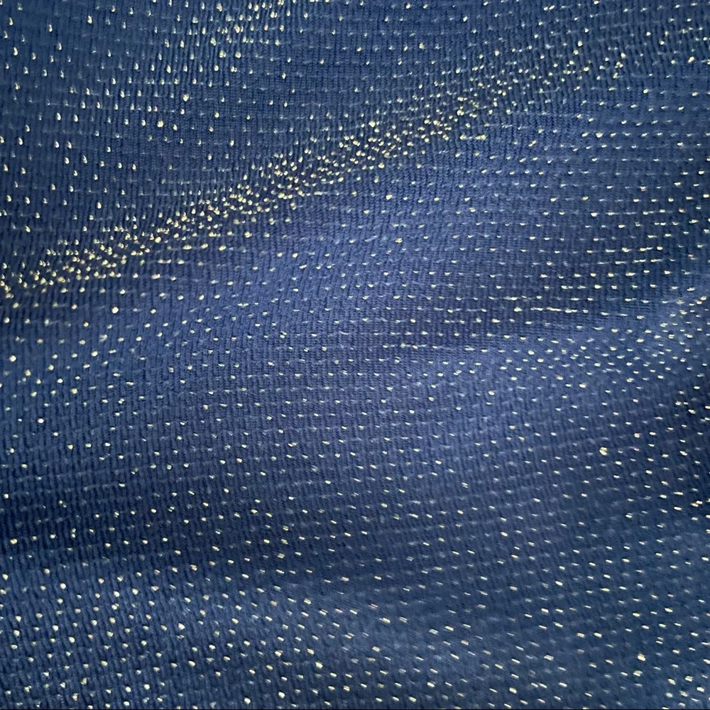 Alex Evenings Blue Sparkle Long Dress - Image 12