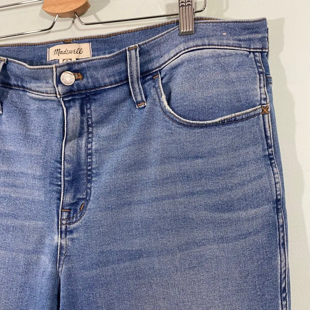 Madewell Women's Blue Medium Wash 10" High Rise Skinny Roadtripper Jeans Size 33 - Image 6