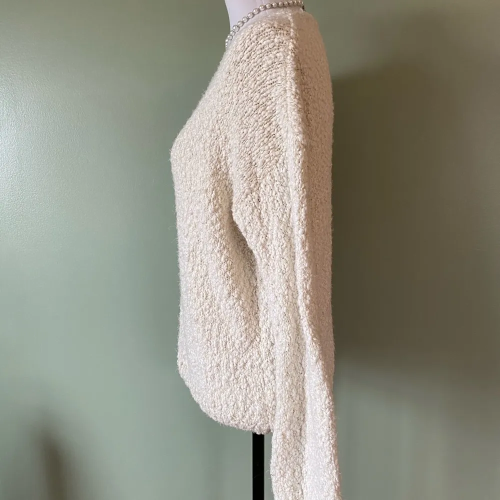 Kaisely Kaisley cream knit sweater size medium EUC - Image 6