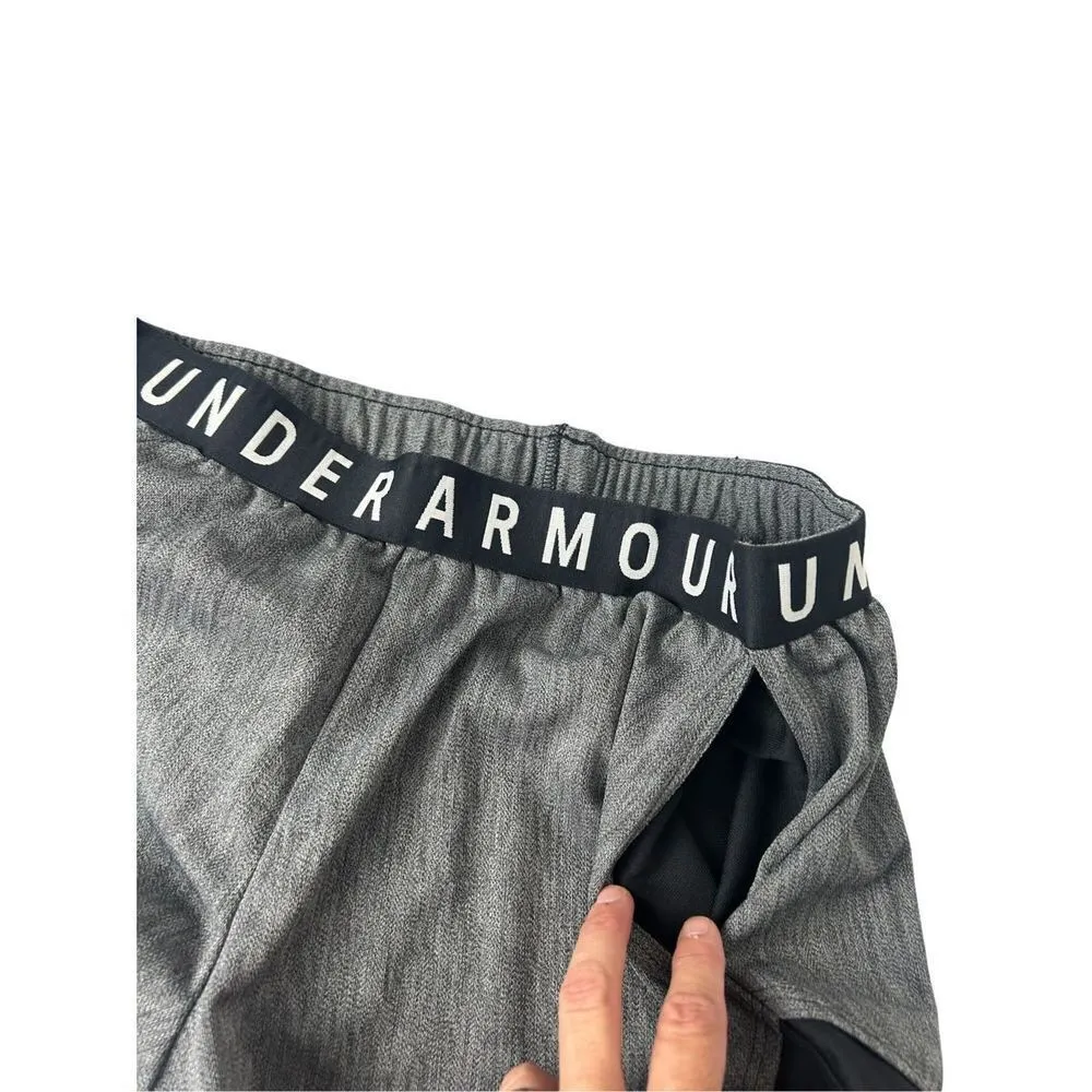 Under Armour Women's Gray/Black Play Up Shorts 3.0 Twist medium Heatgear - Image 6
