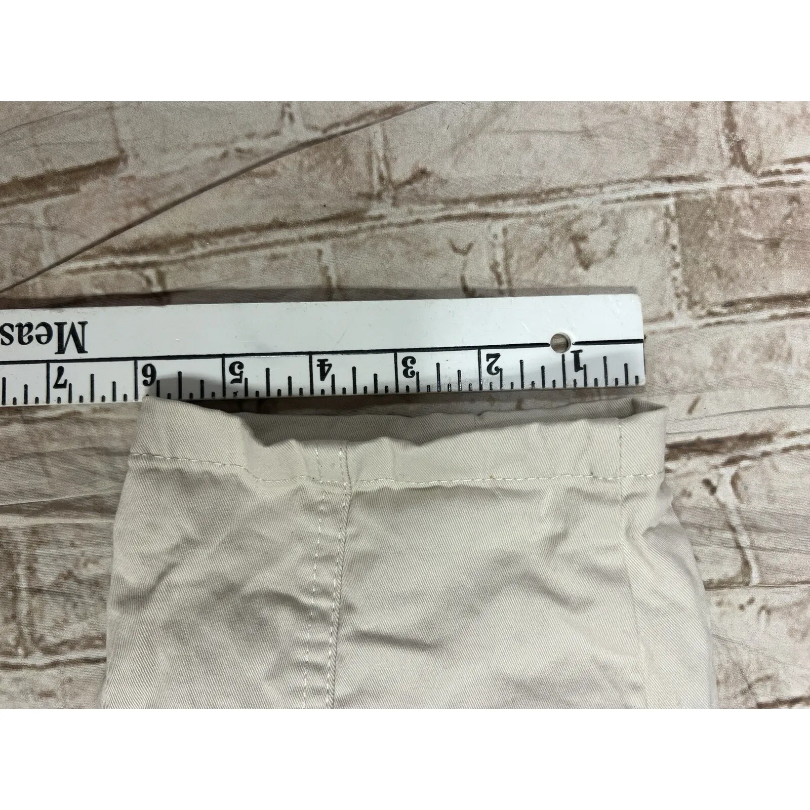 Zara Pants Women's Large Khaki Tan High Waisted Pleated Y2k Tapered - Image 3