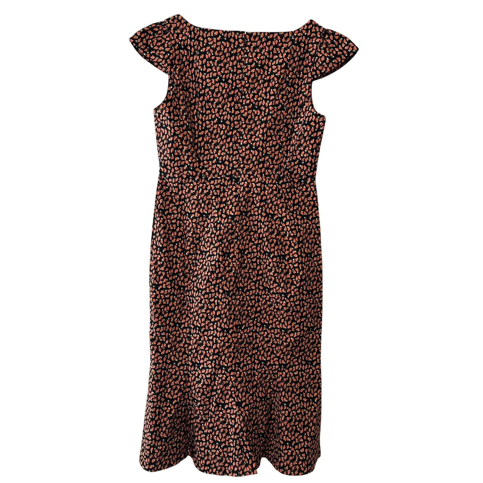 Anthropologie Cecily Sweetheart Fit Flare Midi Dress Raspberry NWT XL - Image 4