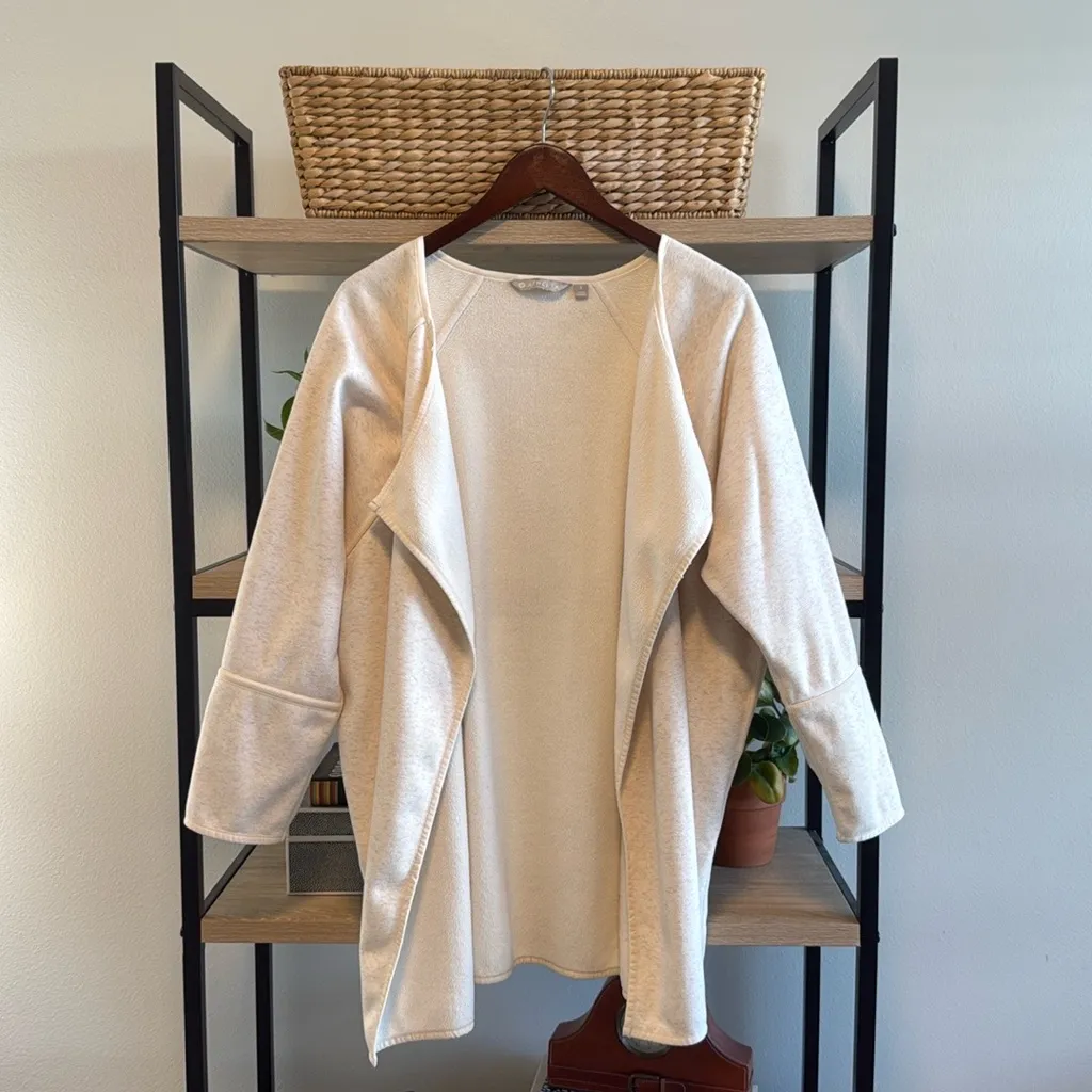 Athleta Cozy Karma Drape Open Front Cardigan Sweater Pullover, S - Image 2