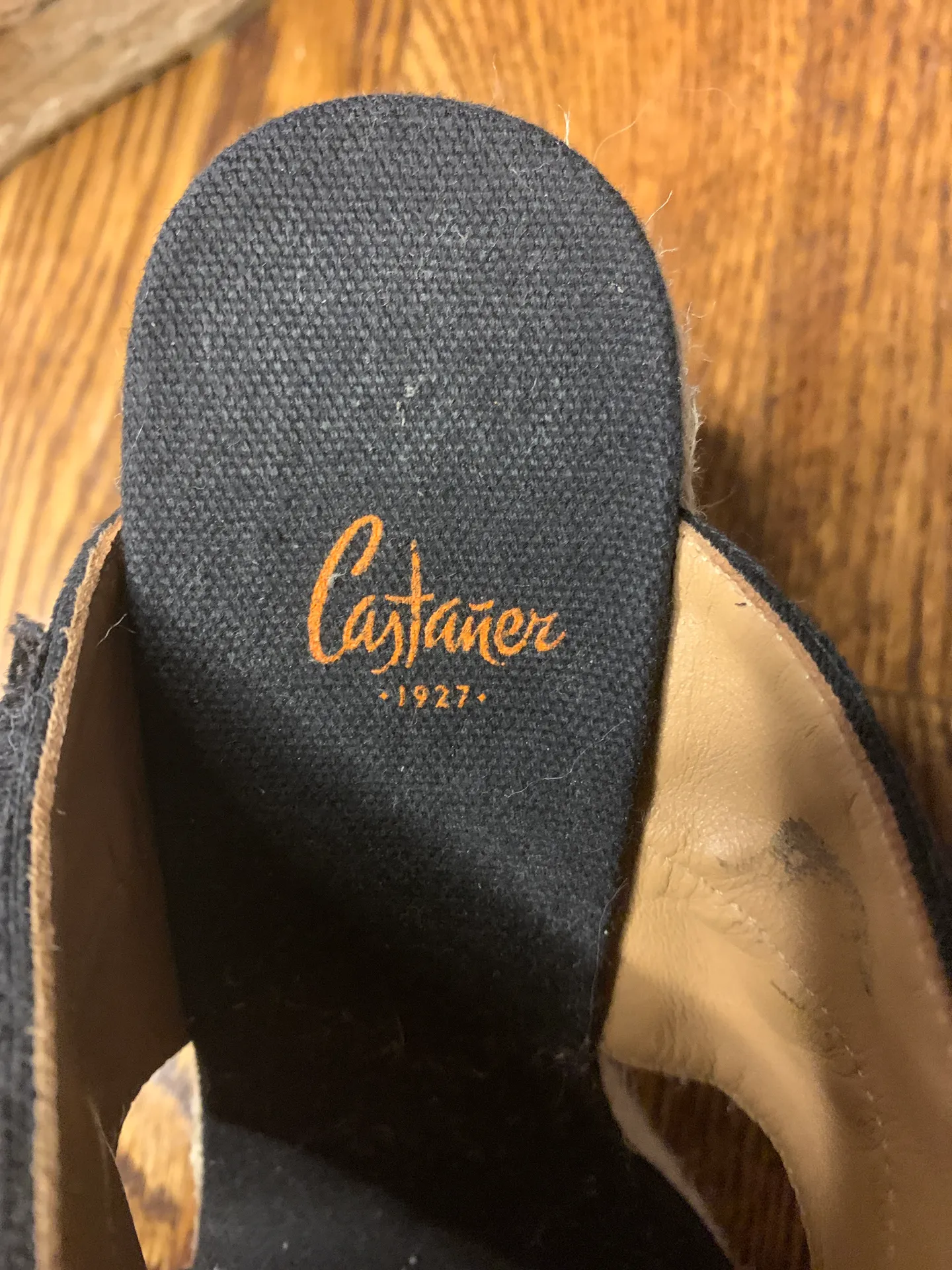 Castaner Black Fringe Sandals - Image 3