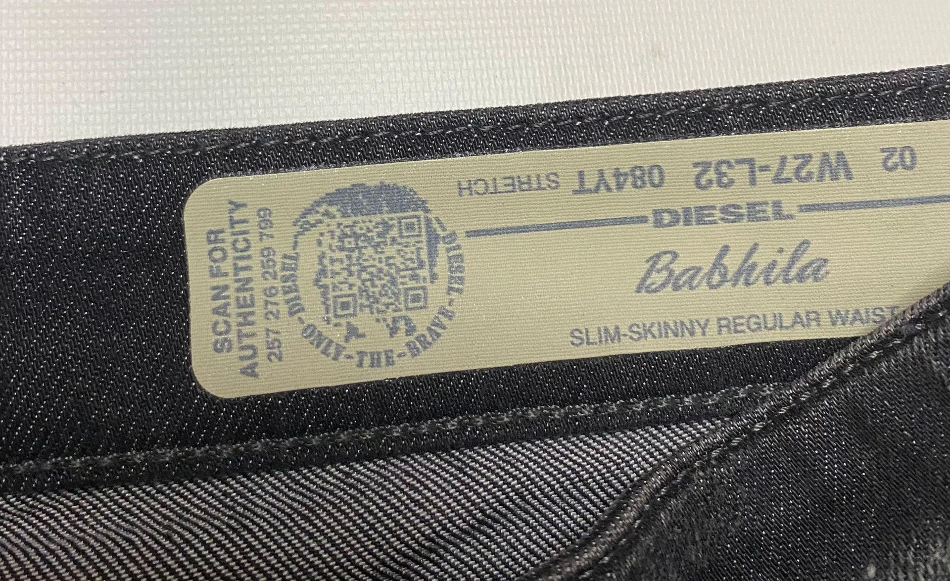 NWT Diesel Babhila Black Jeans size 27  - Image 10