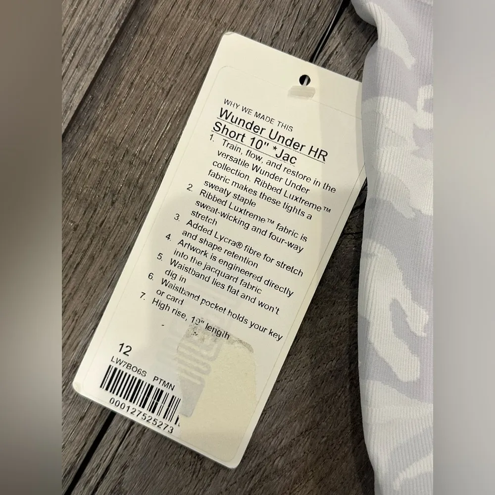 Lululemon NEW  Wunder Under Short 10" *Ribbed - Image 3