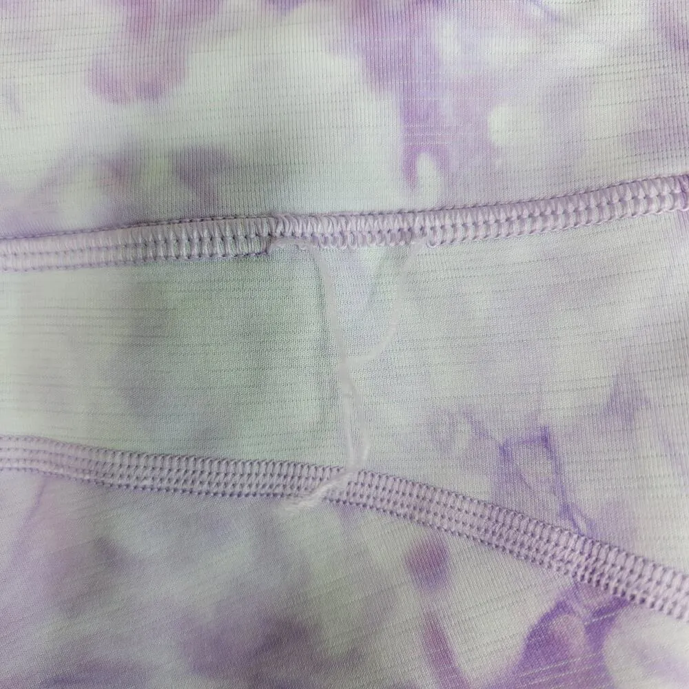 Outdoor Voices Move Free Purple Tie Dyed Cropped Leggings Sz Small - Image 9