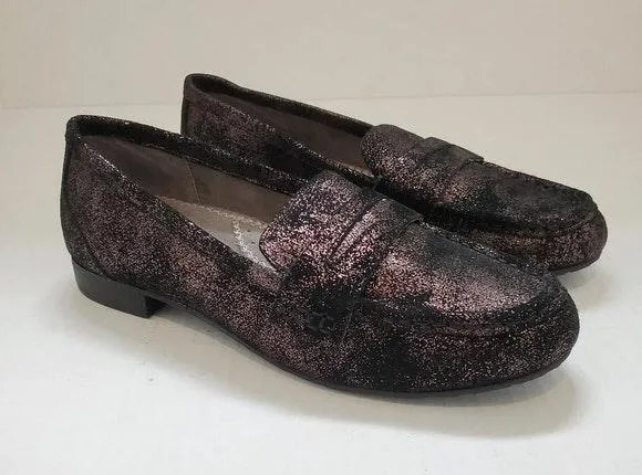 Volatile Lucienne Loafer Black Brown Shimmer 8.5 - Image 6