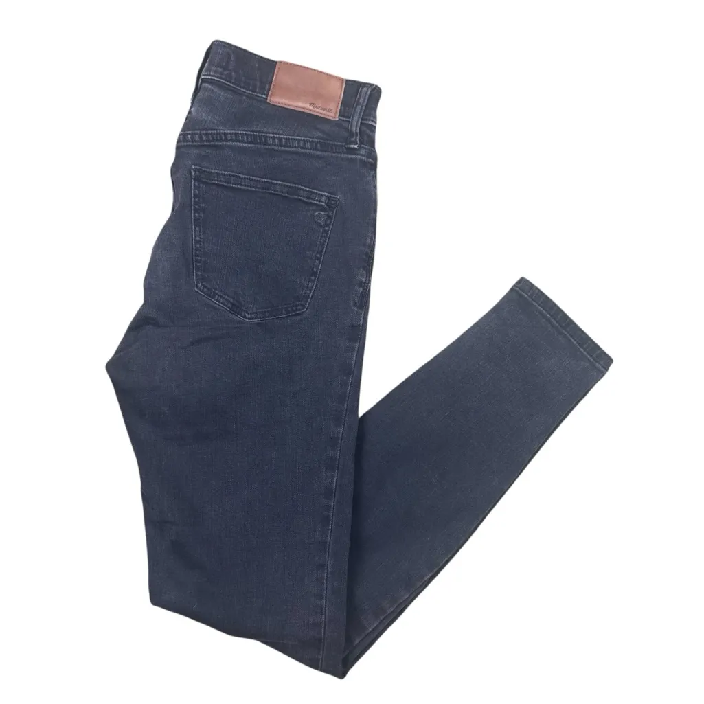 Madewell 9” High Riser Skinny Skinny Black Denim Jeans Women’s Size 26 - Image 3