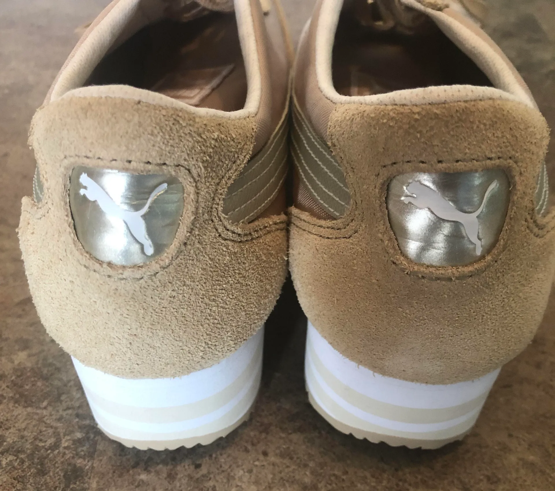 Puma Caroline Stripe Wedge Sneaker - Image 6