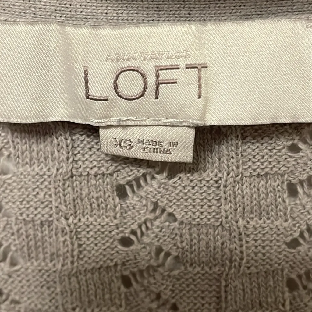 Ann Taylor Loft Pima Cotton Cardigan XS - Image 4