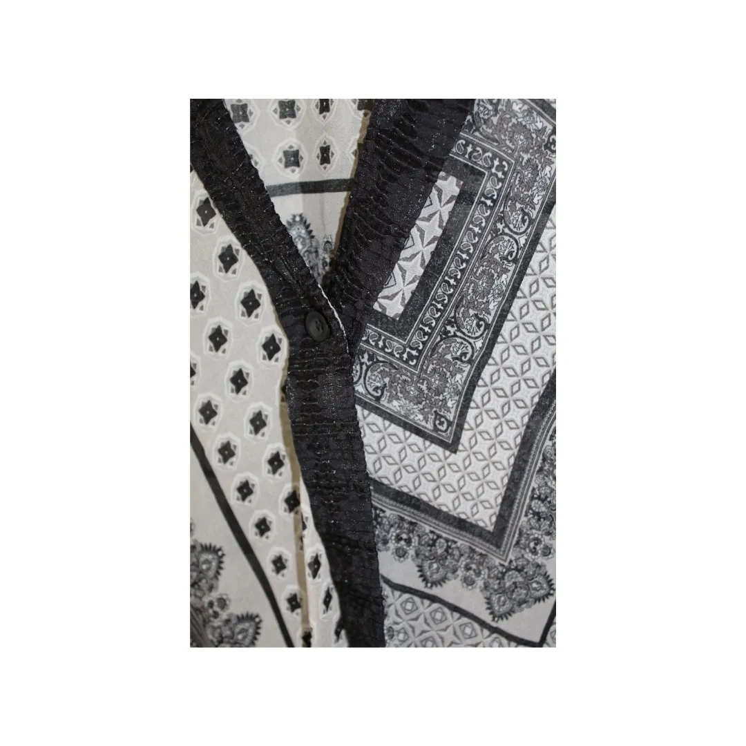 Robert Kitchen Shear Womens‎ Shirt XL Black - Image 3