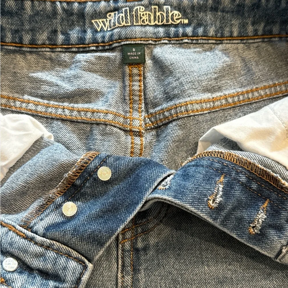 Wild Fable Distressed Denim Cut-Off Shorts - Image 3