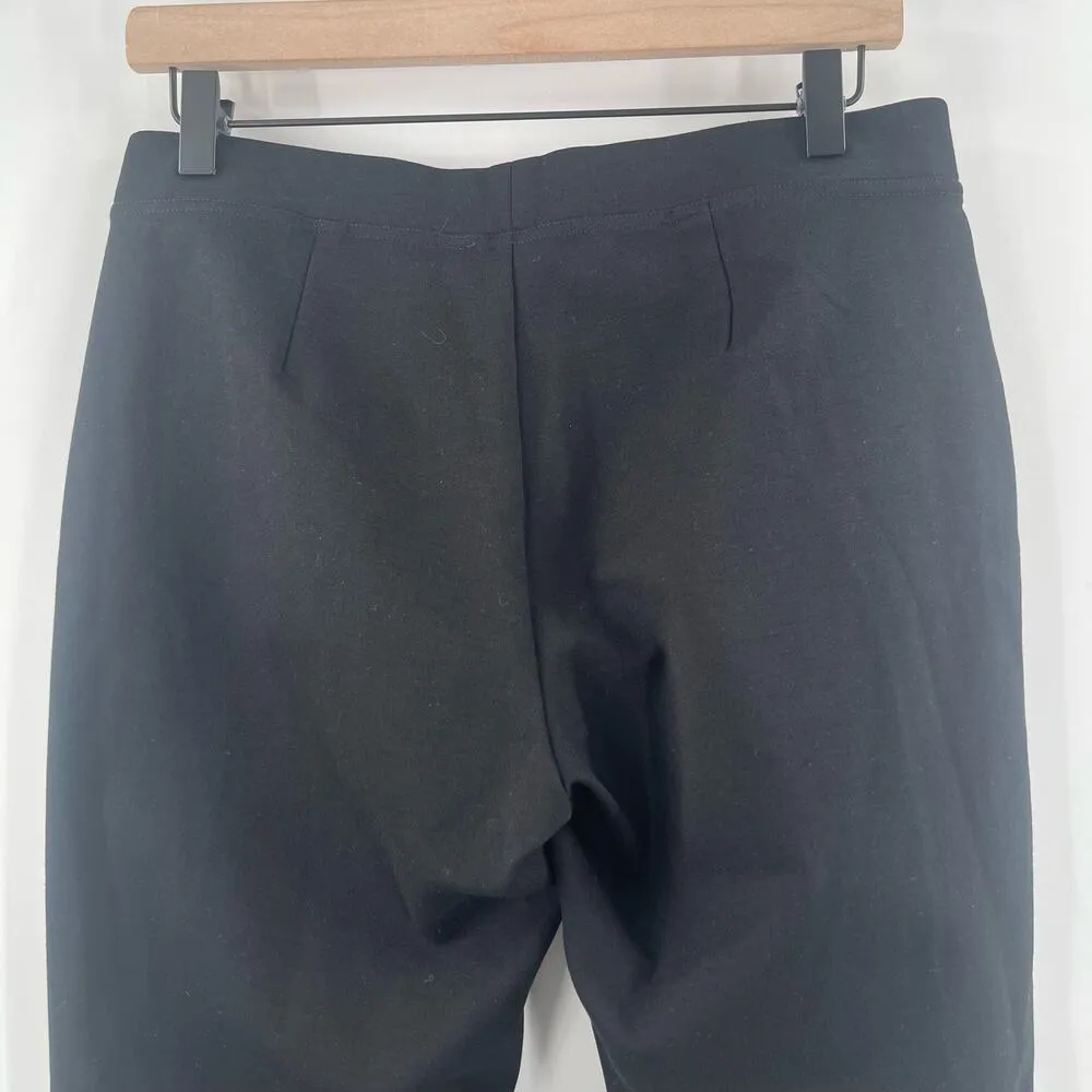 EILEEN FISHER Pants Size Small Stretch Washable Pull On Black Spandex Classic - Image 5