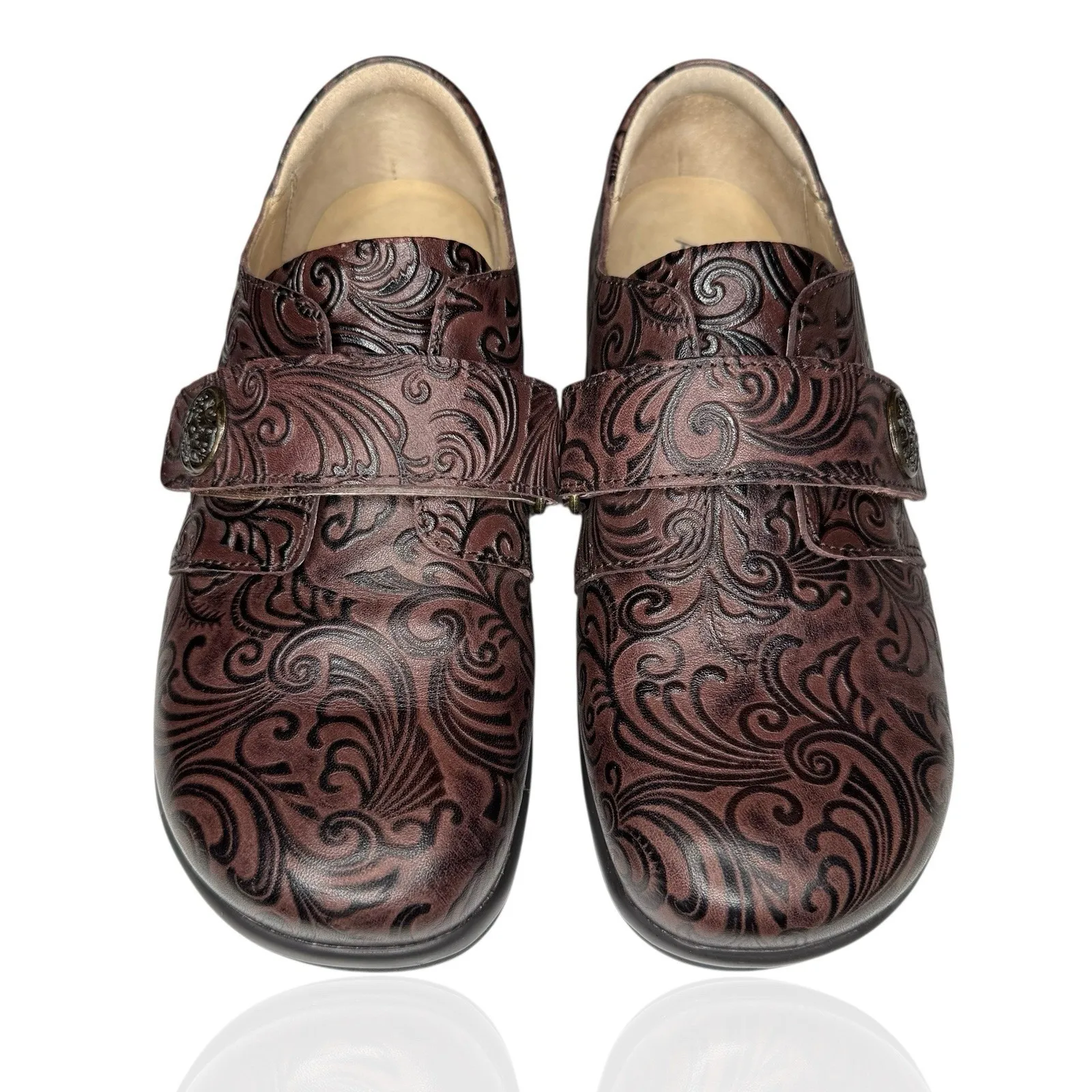 Alegria Joleen Womens Professional Shoe Size US 7-7.5 / EURO 37 Embossed Leather - Image 3