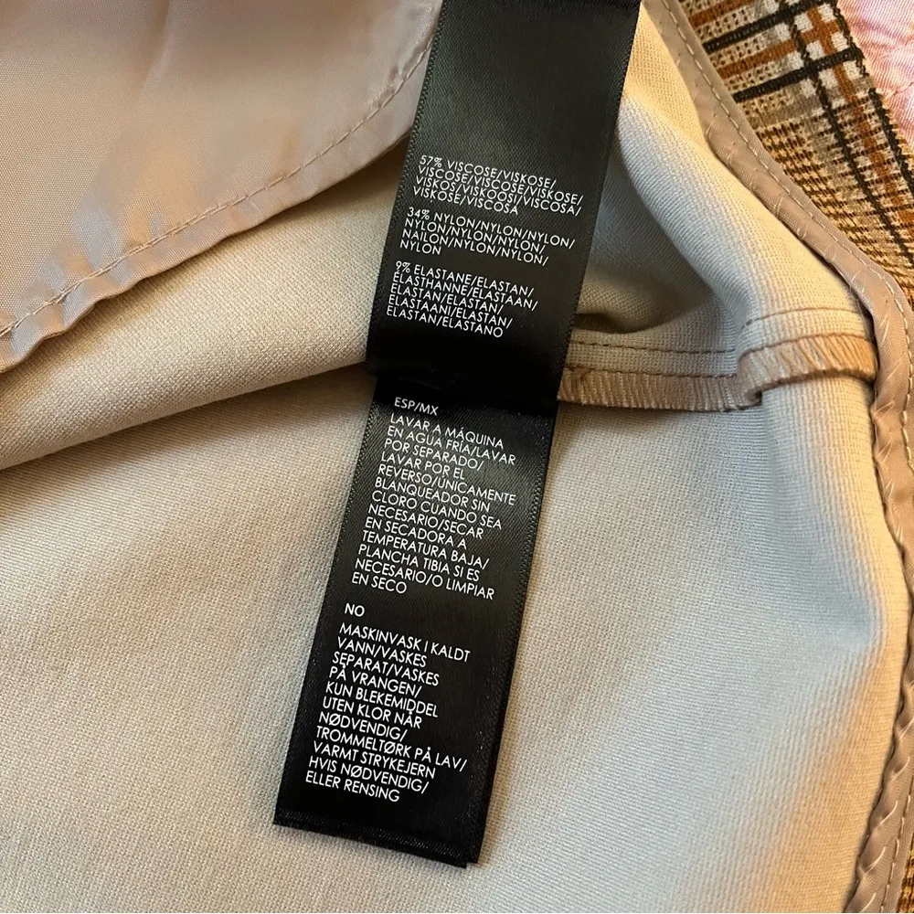 NWT, Liverpool Boyfriend Blazer, Dijon Gold Plaid, Sz 1X - Image 14