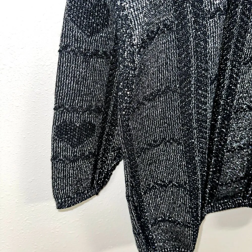 VTG Metallic Heart Sweater - Image 8