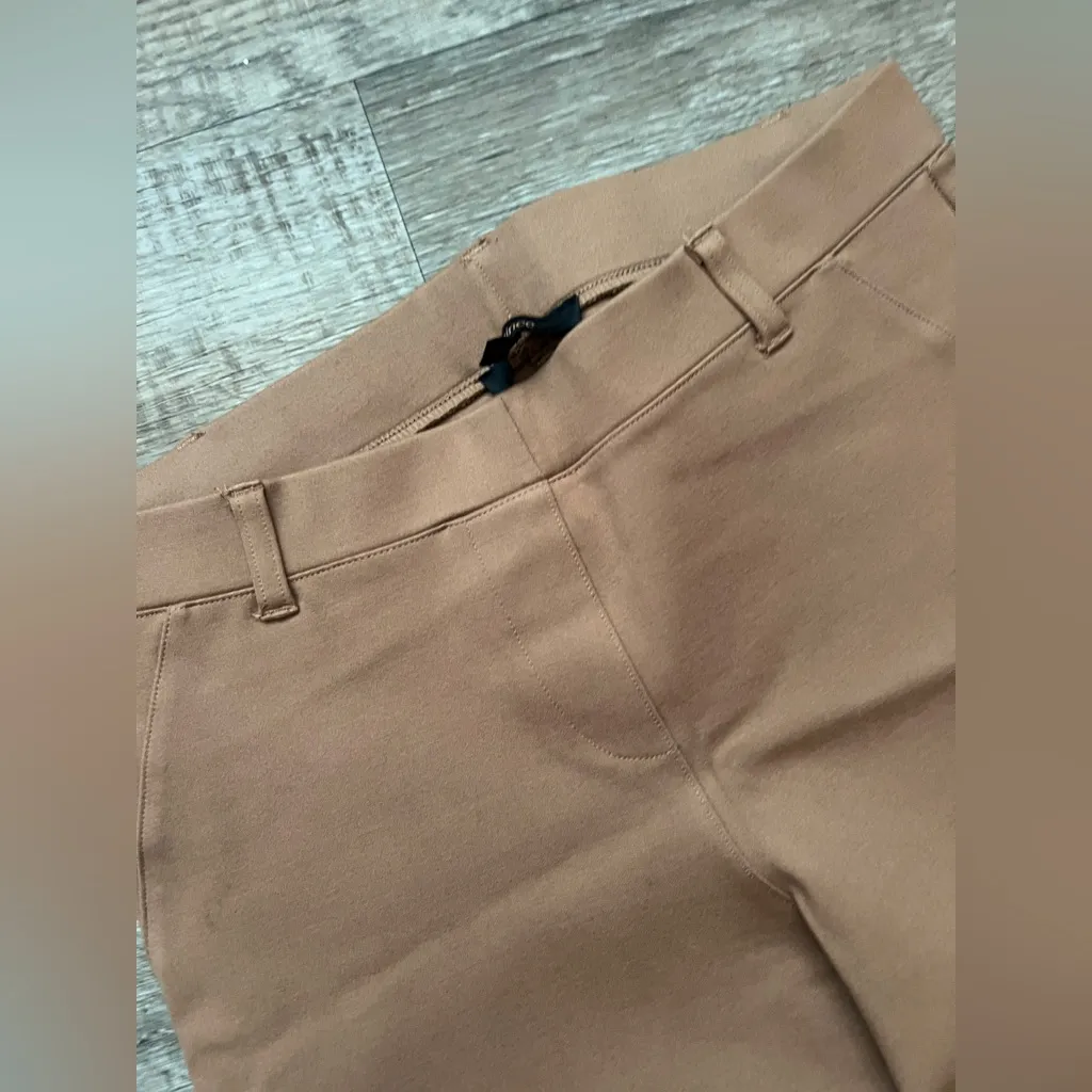 Quince tan brown pull on pants size small - Image 6