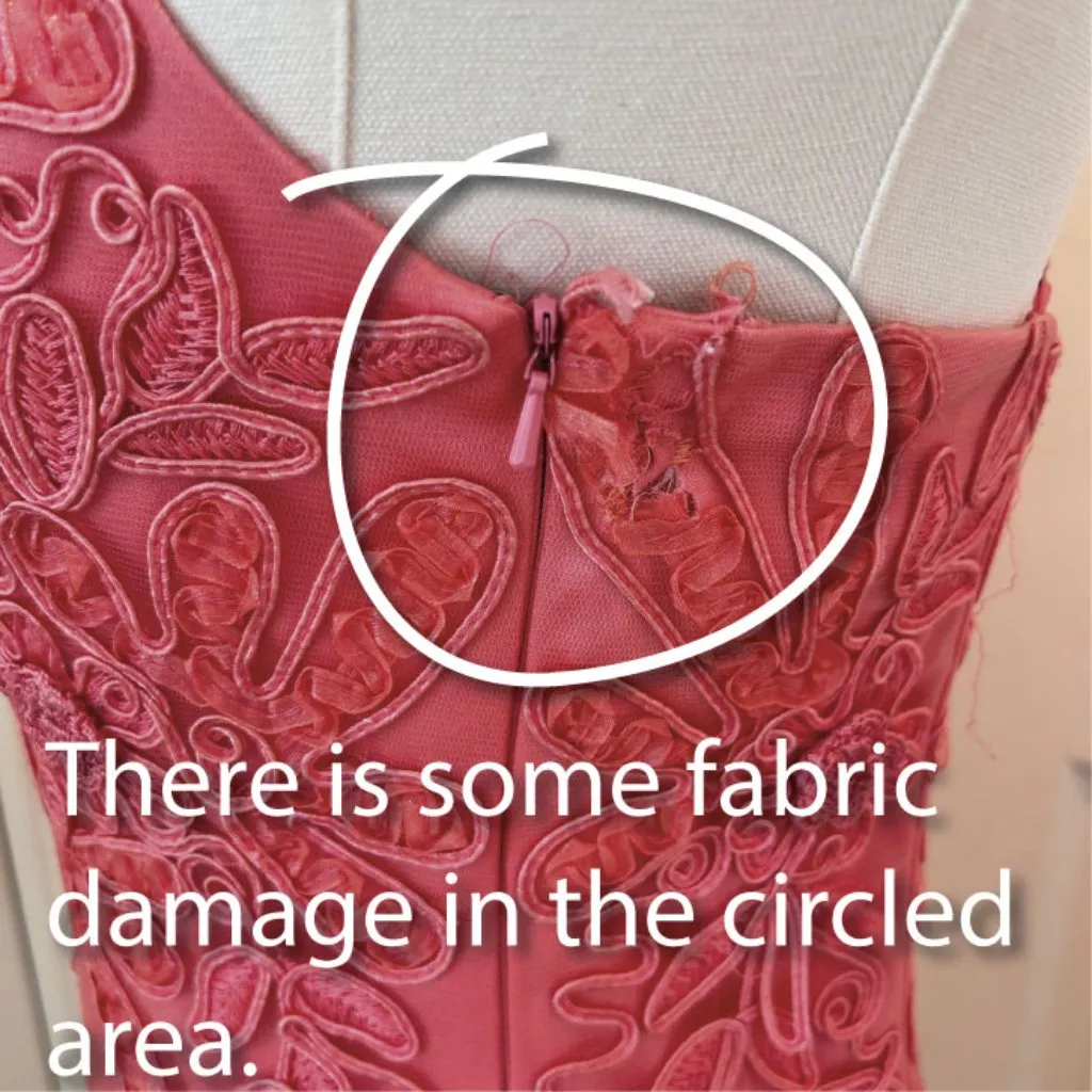 Sue Wong Soutache Asymmetrical Dress Size 4 - Image 6