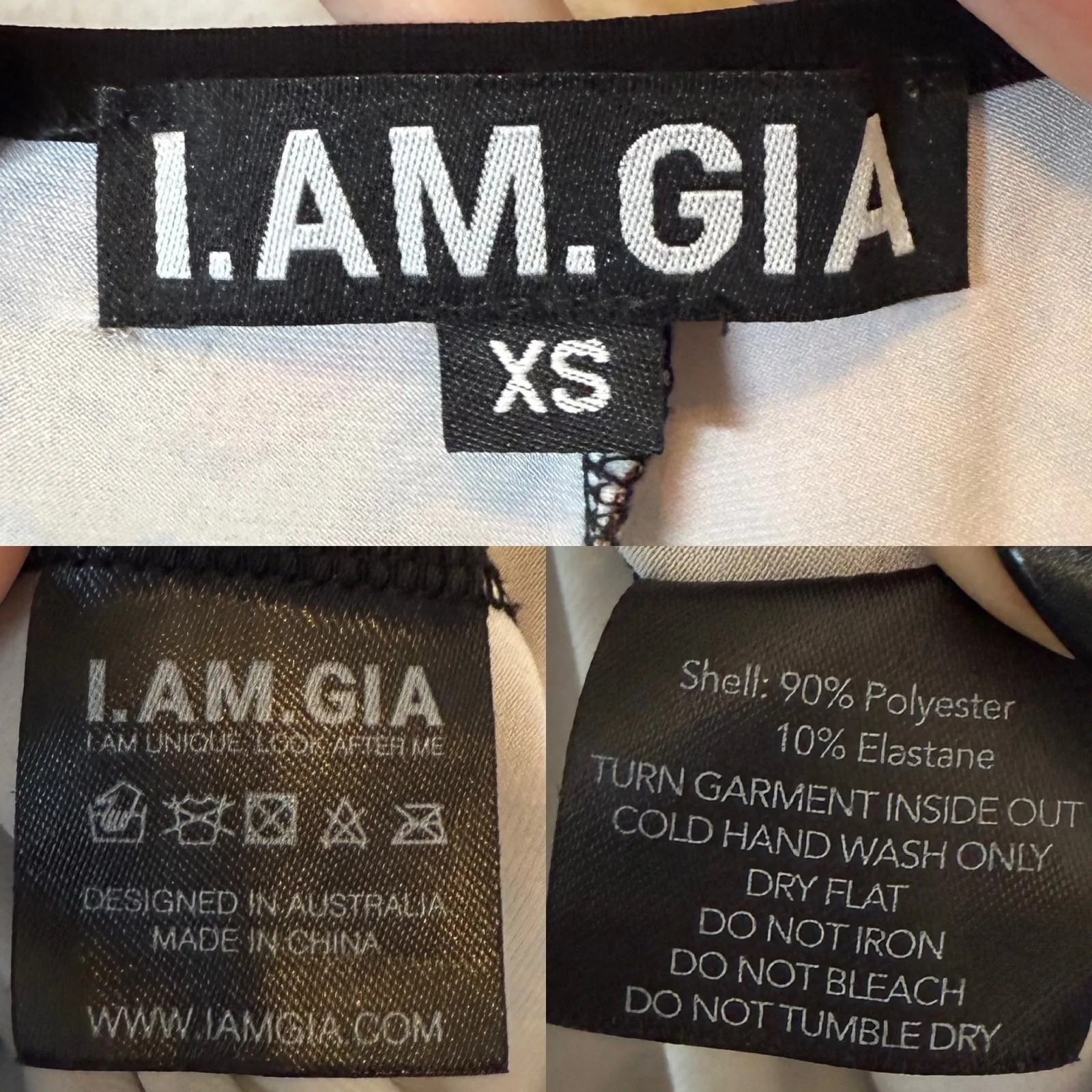 I.AM.GIA Aphea Pant XS Red Leopard Animal Print Flare - Image 4