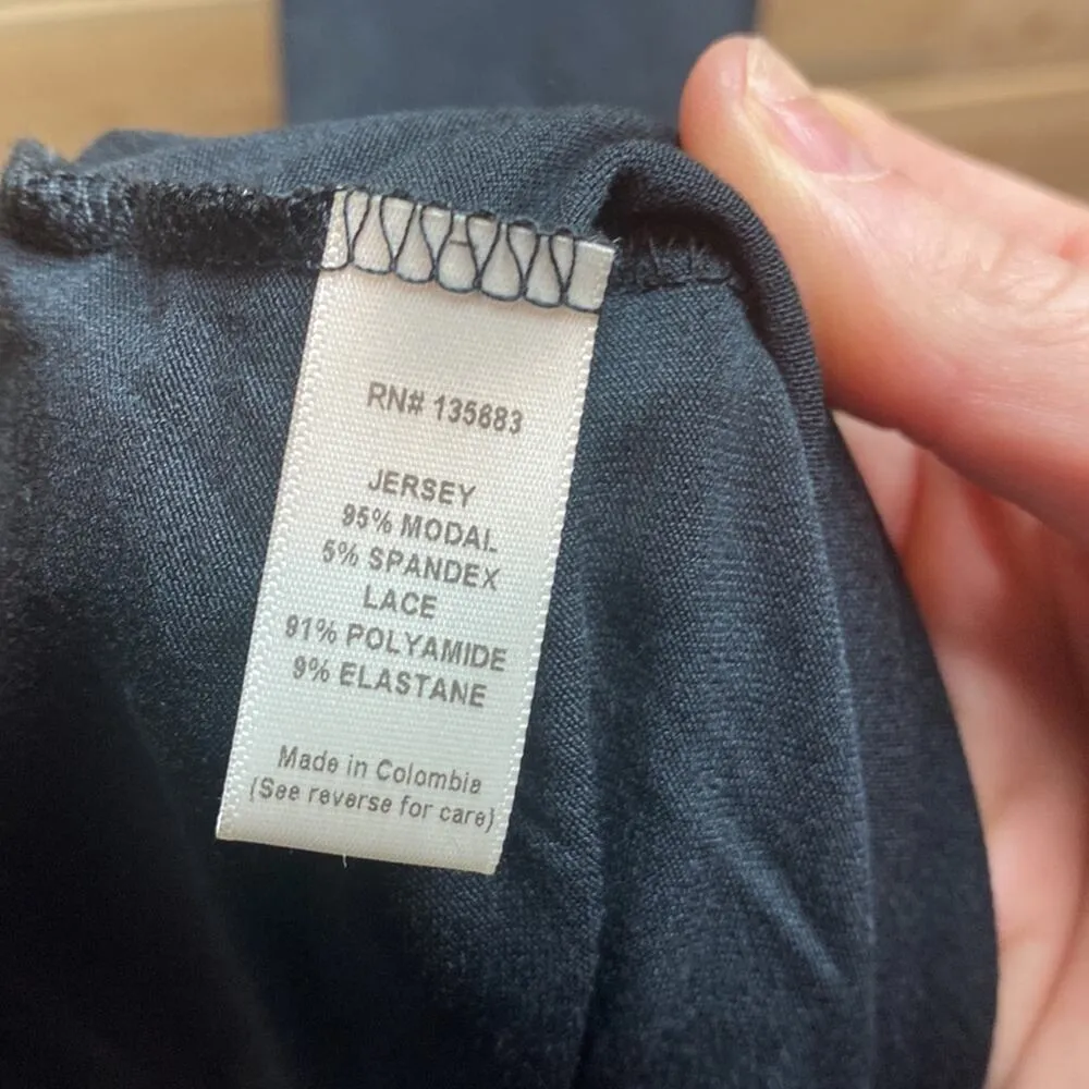 Naked Princess Black Cara Maxi Nightgown New with Tags Size Petite - Image 7