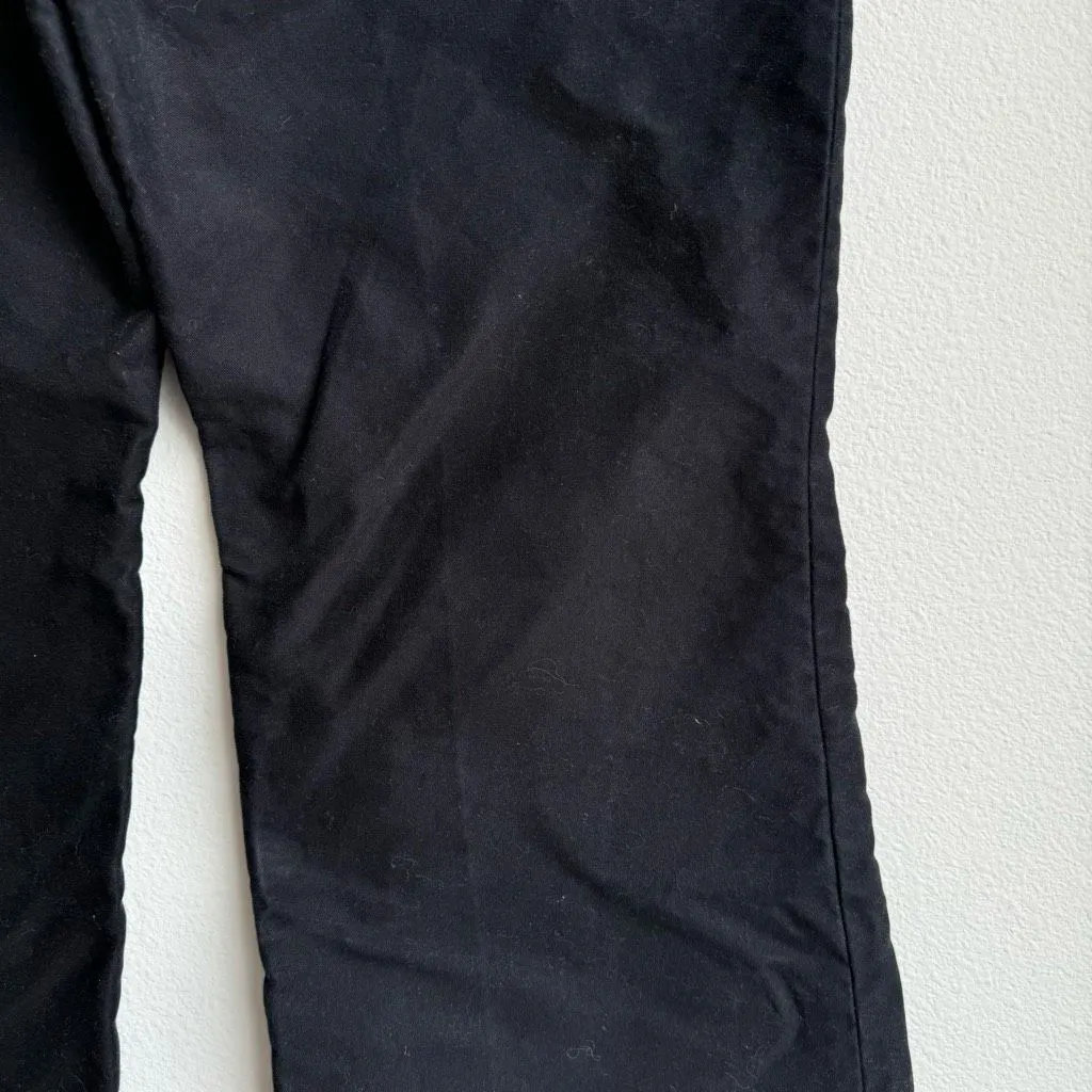 Vintage Gucci Women’s Black Trousers Slacks Casual Pants Size 44 EU Large Cotton - Image 8