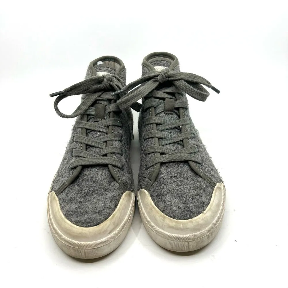 Rag & Bone Standard Issue Wool Gray High Top Sneaker Women's 8 US - Image 4