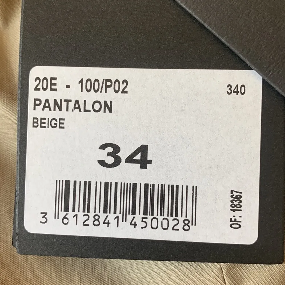 PAULE KA Paris Beige Cigarette High Waist Pants Sz 34 NWT Tan - Image 11