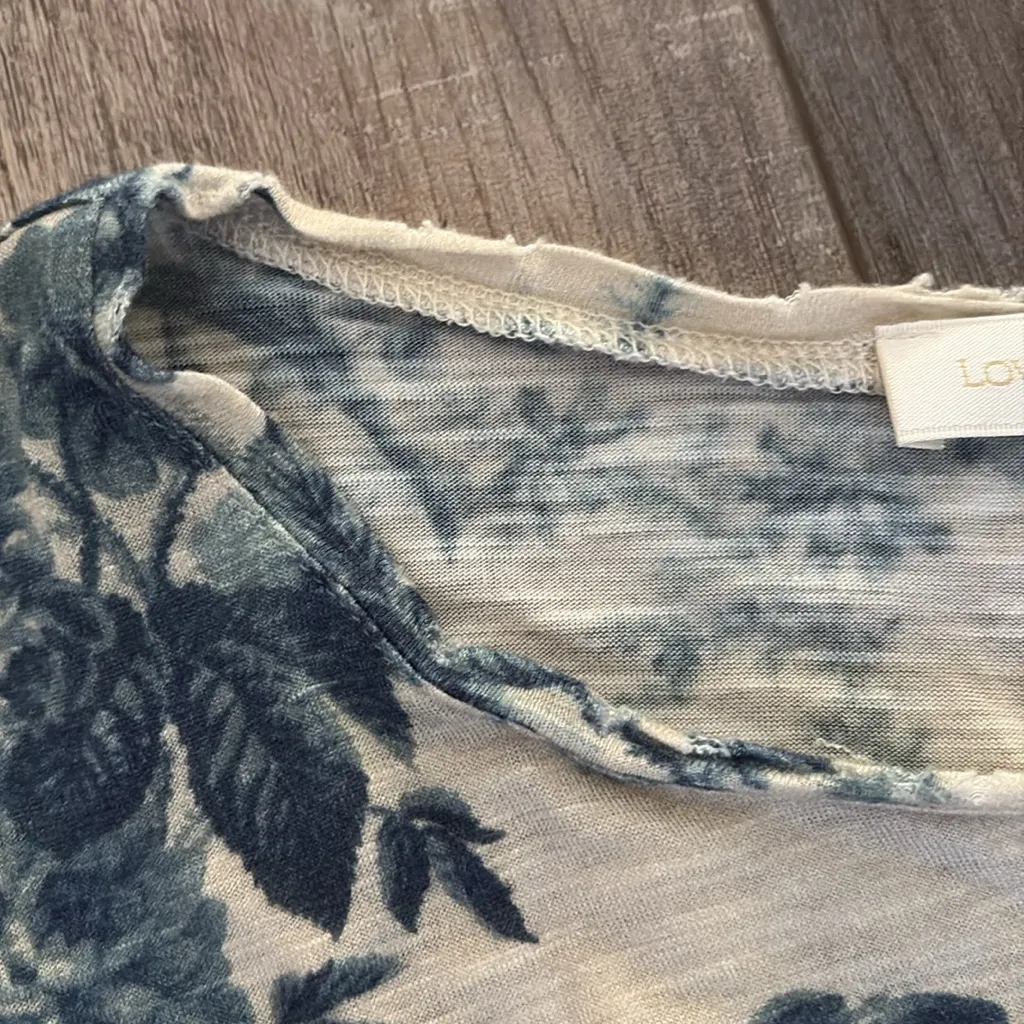 LoveShackFancy Rubin Cropped Tee XS - Image 5