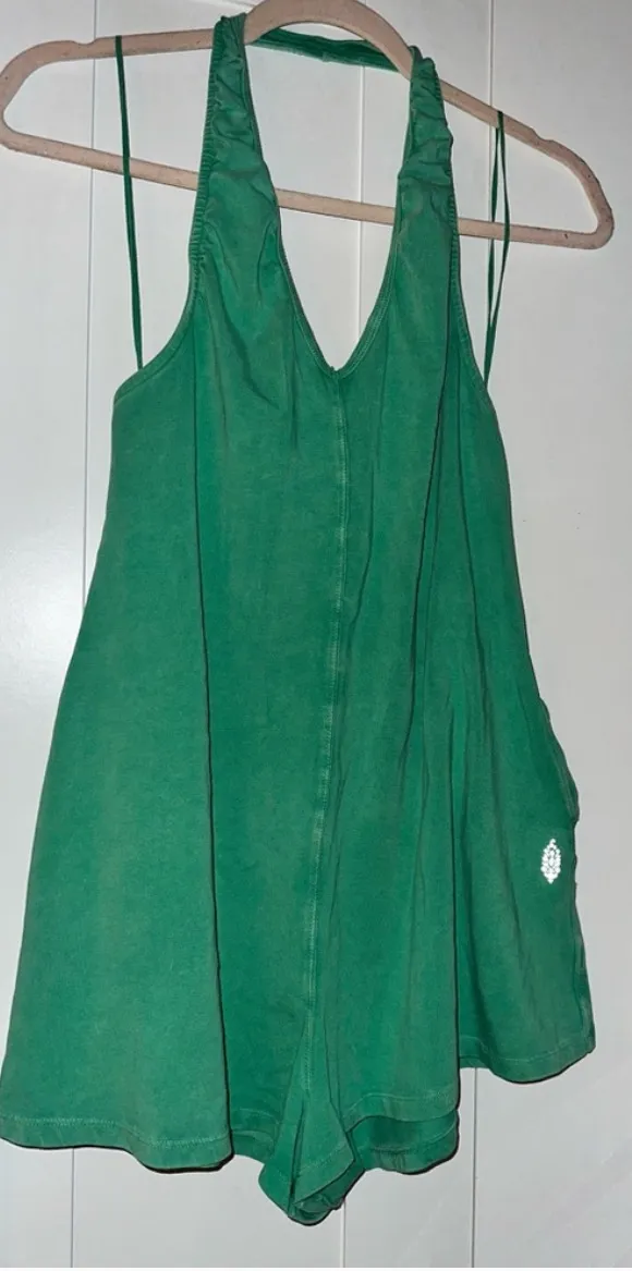 NWOT Free People Movement Hot Shot Halter Romper - Image 3