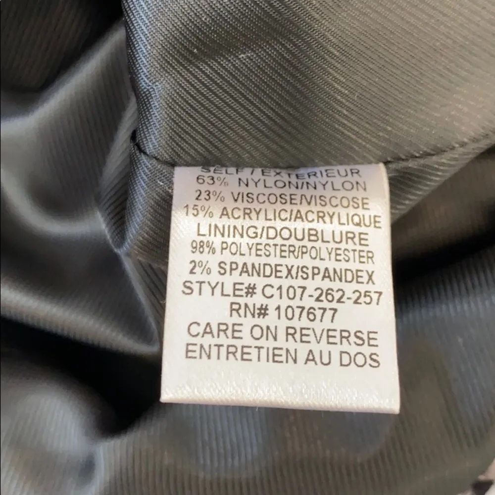 Alice + Olivia Cropped Boucle Jacket Black & White Size S - Image 11