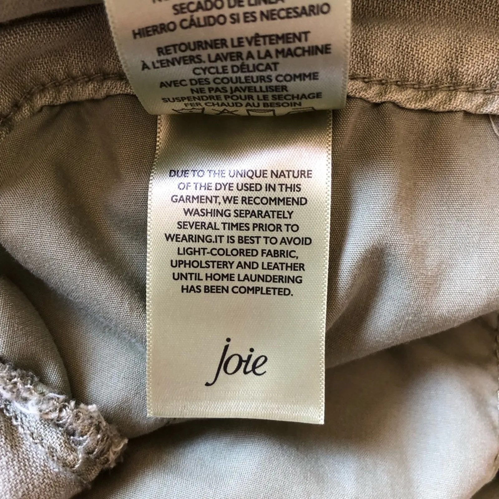 Joie NWT Women Flattering Pleated High Rise Subtle A-line Shorts XL Faded Cactus - Image 10