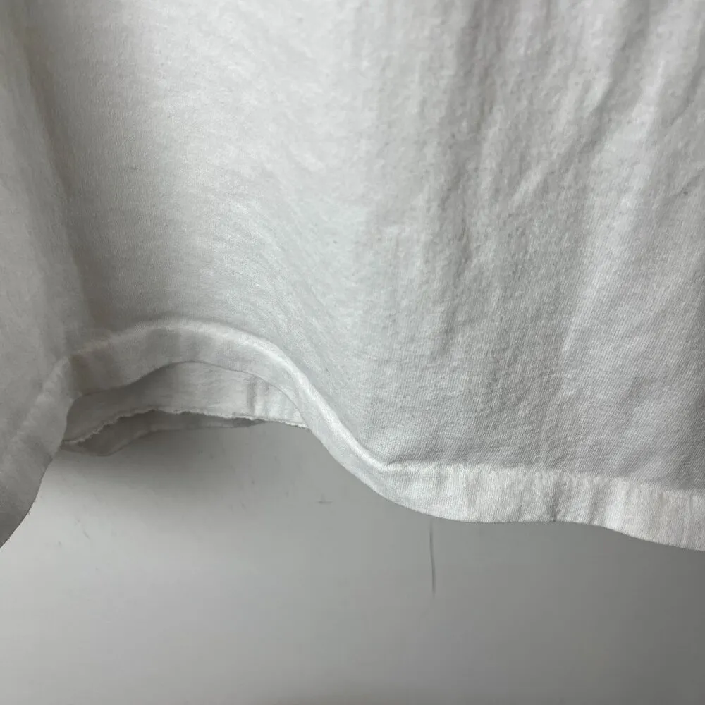 Fairfield Ohio T Shirt 1991 Vintage 90s White Large L USA Single Stitch Solid - Image 7