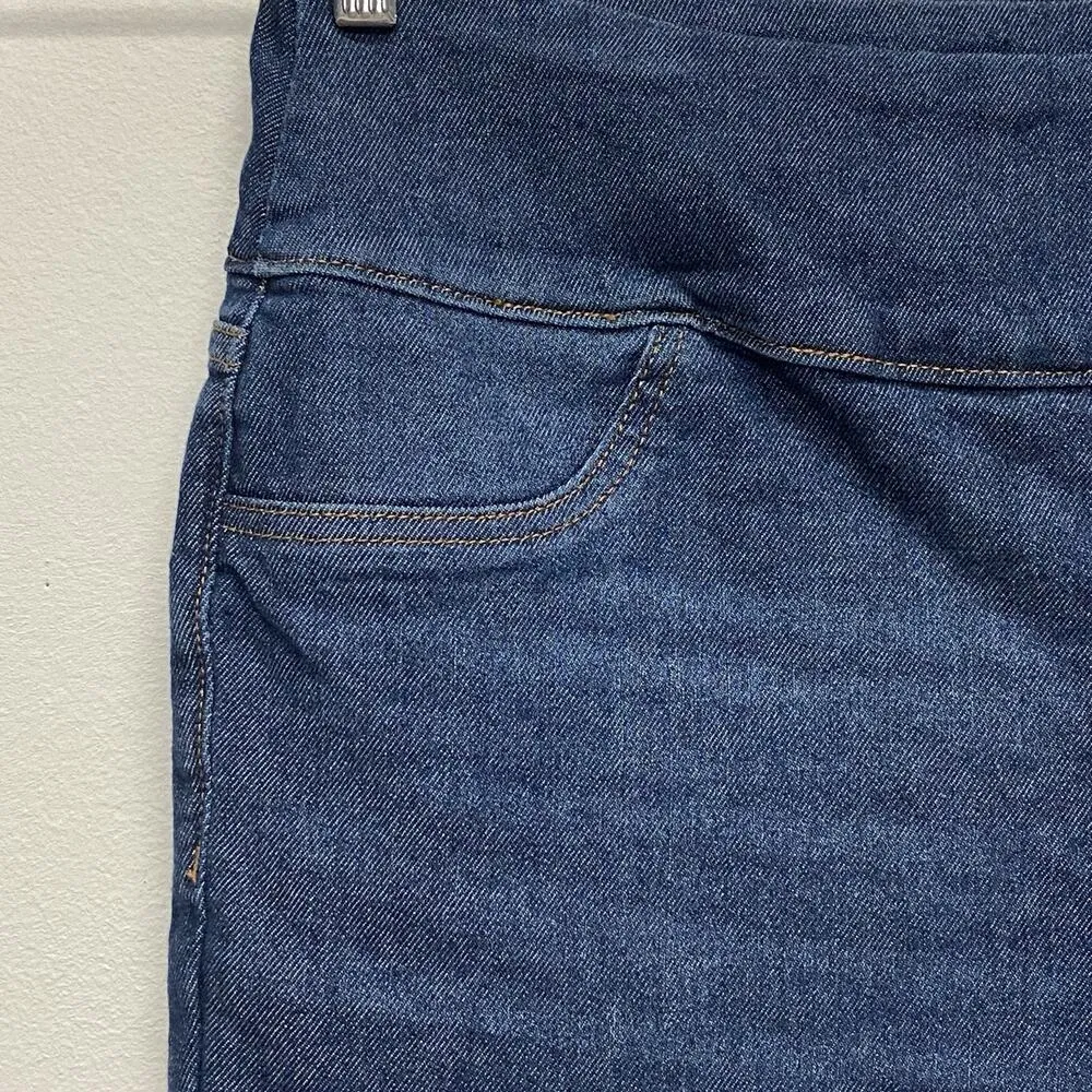 Sonoma High Rise Jegging Woman’s 18 R Ultracomfort Dark Wash Denim Blue Jeans - Image 4