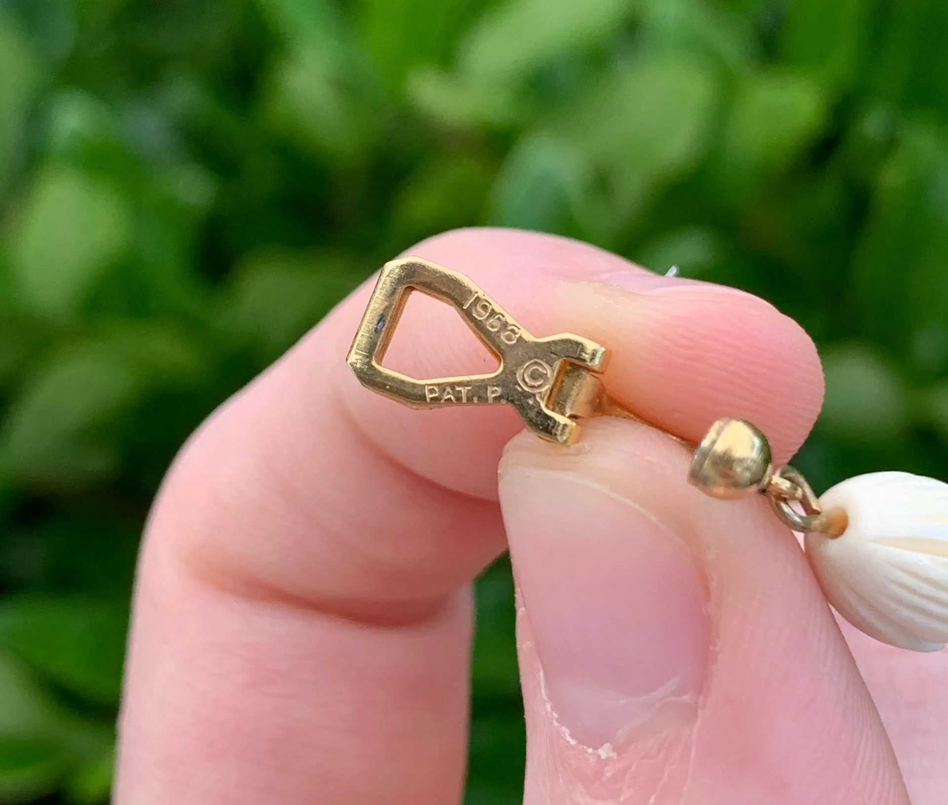 Vintage Pat P. 1968 Gold Color Clip - Image 4