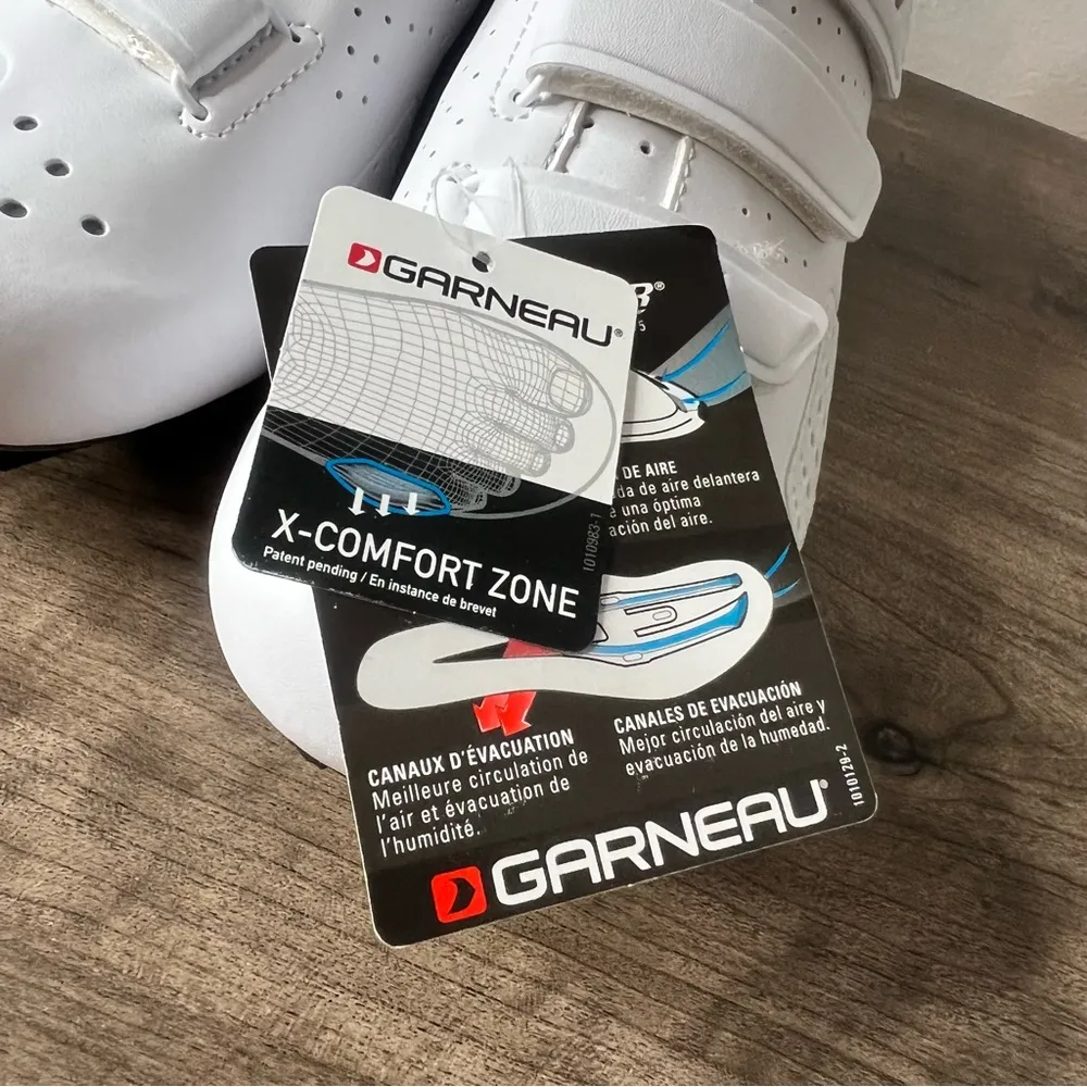 Garneau W'S Jade II Women's Cycling Shoe White Pink Size 11 aka 42 SKU#24998 - Image 6