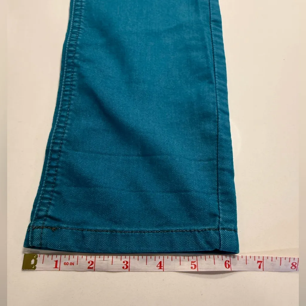 FREE‎ People Women's Teal Skinny Jeans Size 26 - Image 15