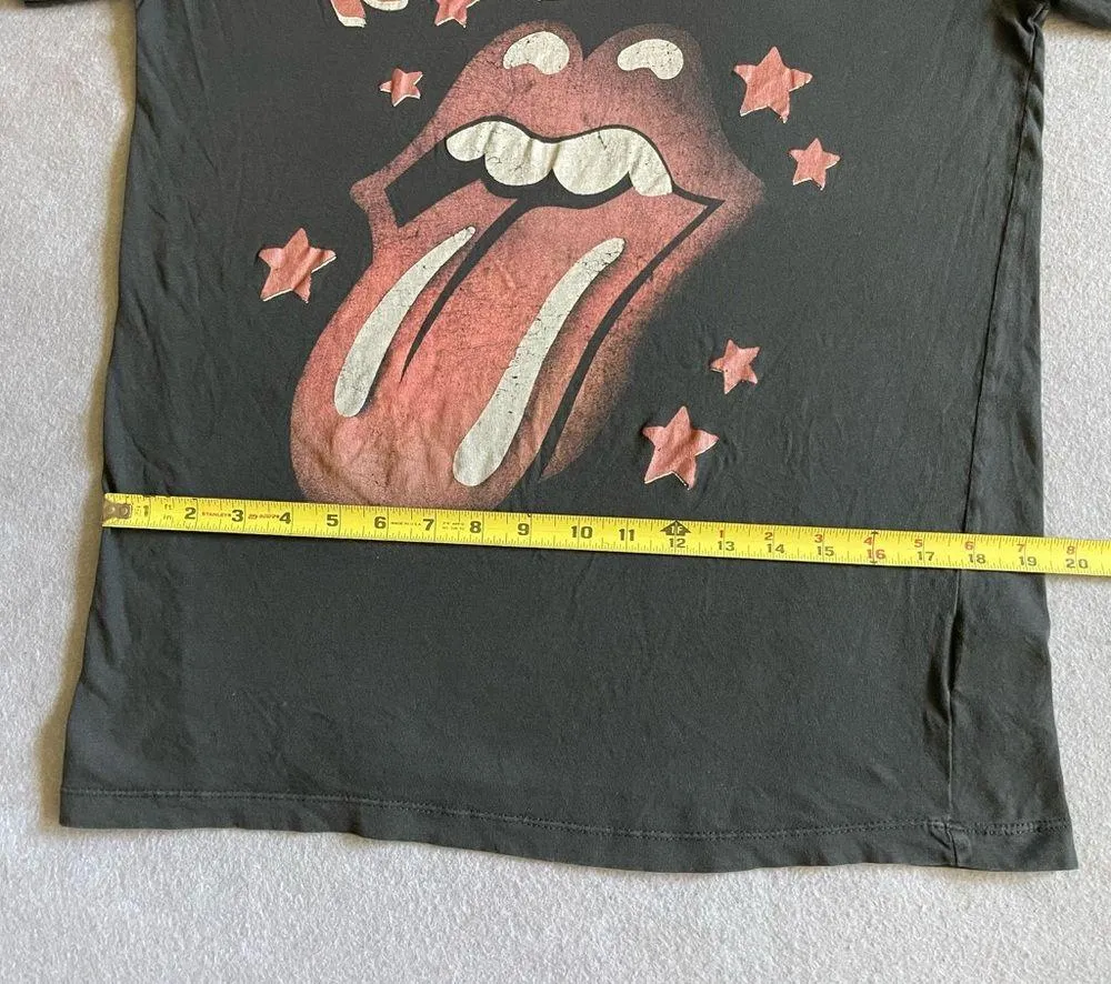 Rolling Stones Classic Rock Women’s T-shirt Black Size XXS soft Cotton - Image 3