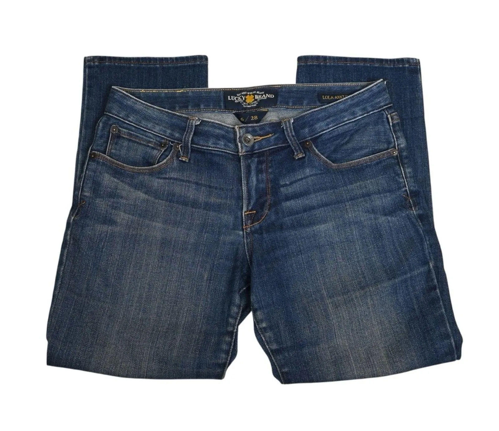 Lucky Brand Womens 6/28 Lola Ankle Crop Jeans - Image 4