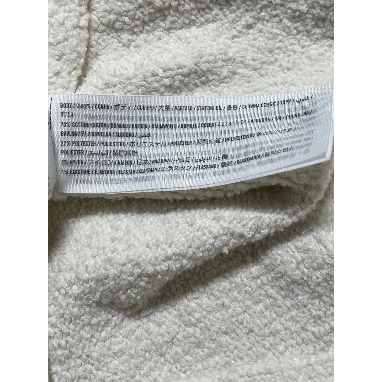 Abercrombie & Fitch White Knit Tie Front Sleeveless Crop Sweater Tank Top Sz XS - Image 4