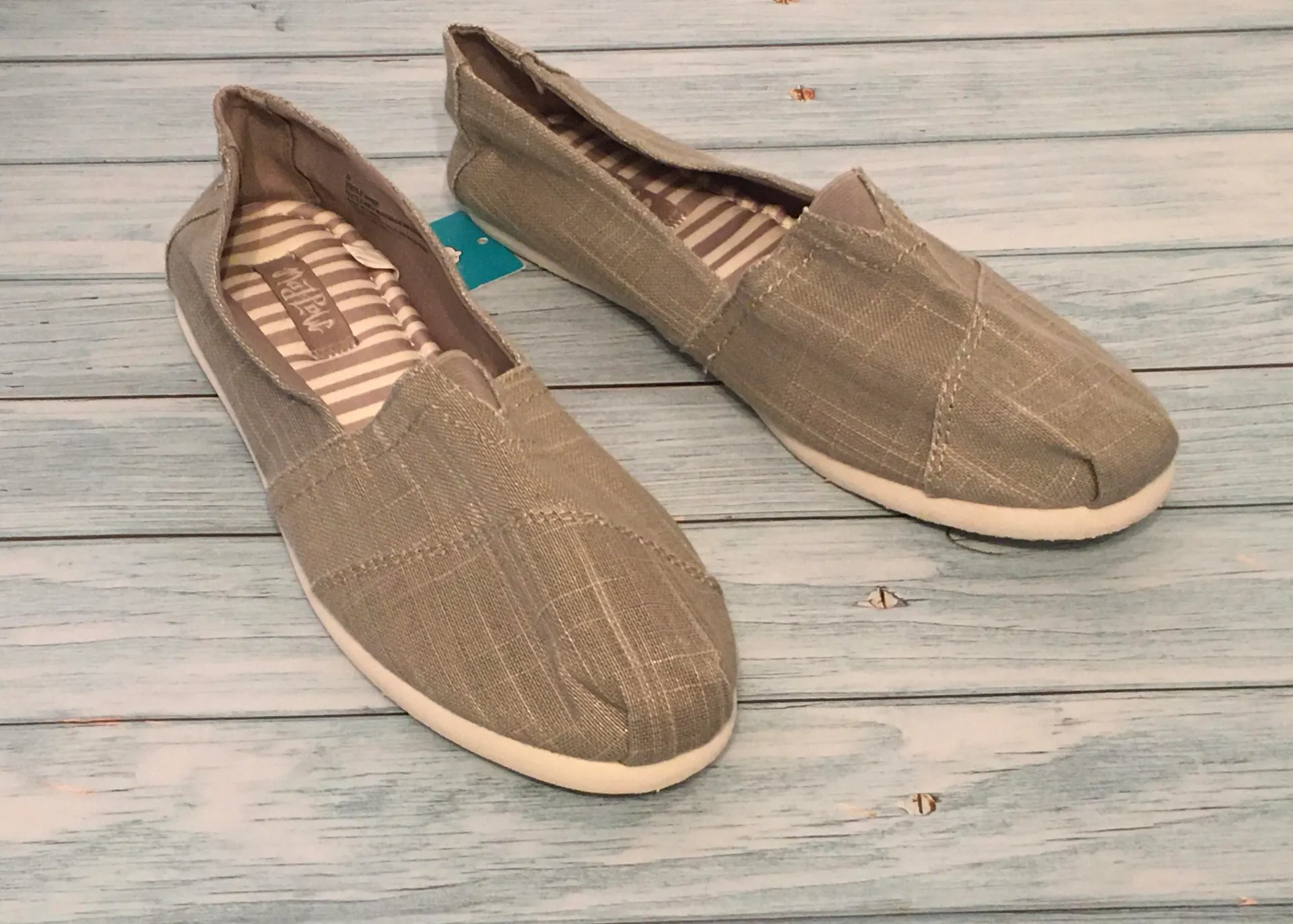 Canvas Sneakers, Size 10 Gray - Image 2