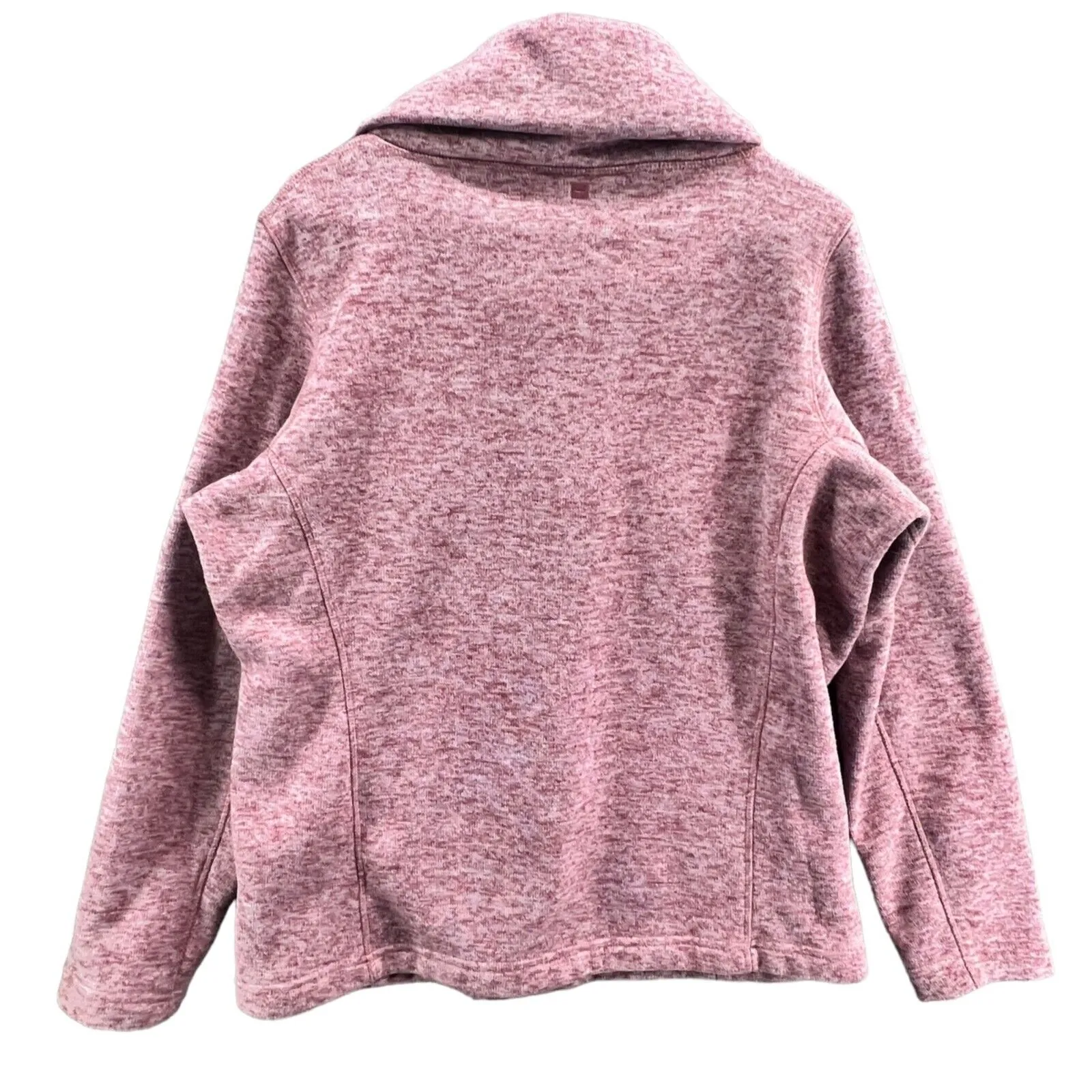 Mountain Warehouse Sweater M Pink Idris Fleece Pullover Cowl Neck Jumper Cabin - Image 3