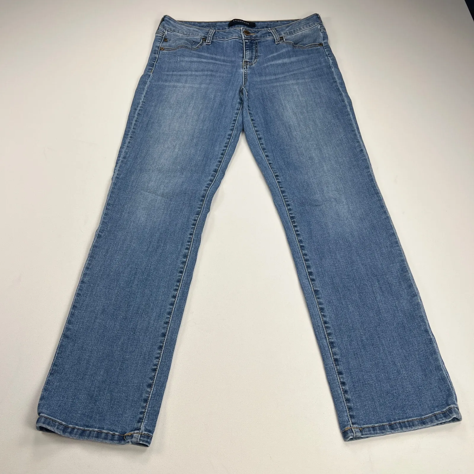 Liverpool Jeans Company Peyton Boyfriend Jeans Mid Rise Light Wash Size 8/29 - Image 12