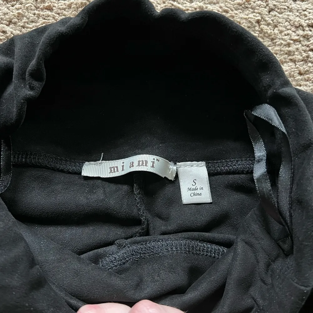 Miami Faux Suede High Waisted Leggings - Image 2