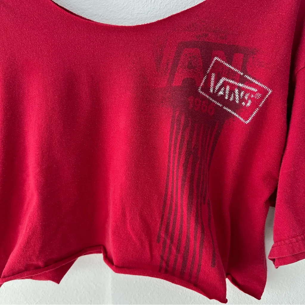 Vans off-the-shoulder cropped tee - Image 2