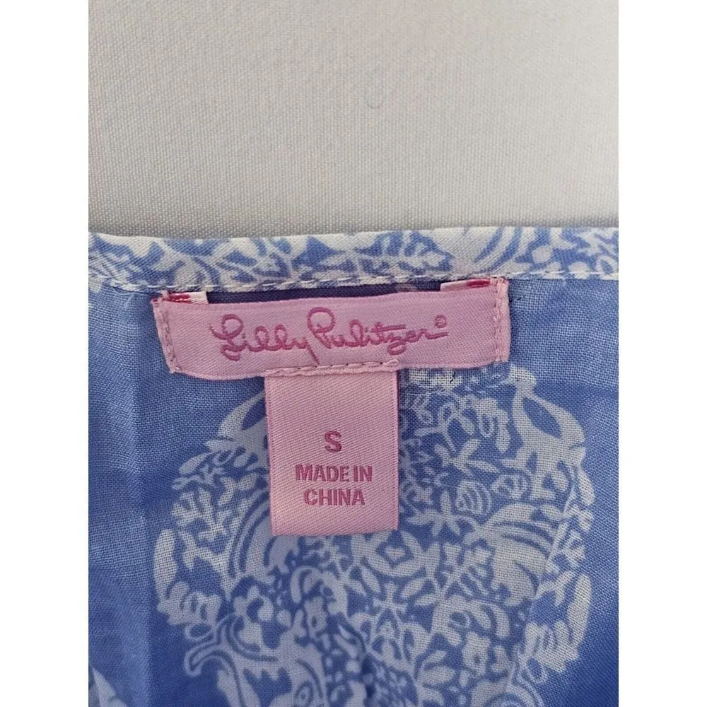 Lilly Pulitzer X Carole Hochman Demask Medallion Nightgown Rare Size Small - Image 10