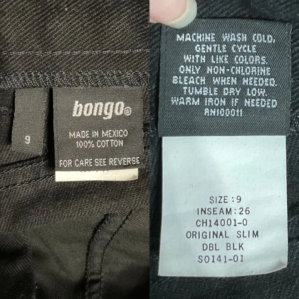 Bongo  Black Original Slim High Rise Mom Jeans 9 - Image 5