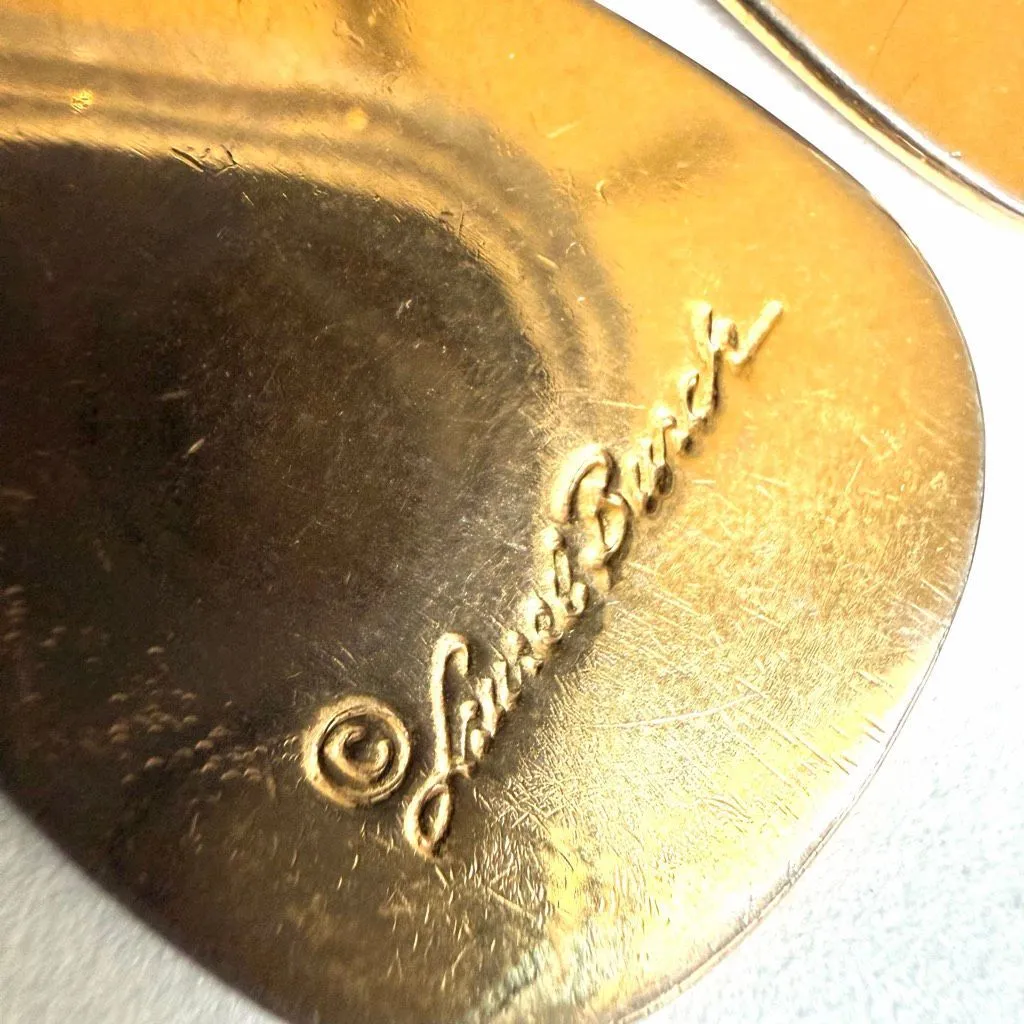 Laurel Burch Black Enamel Iris Drop Earrings - Image 7